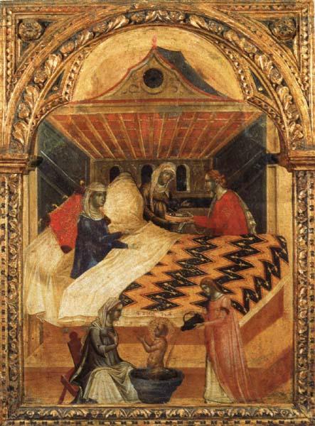 Paolo Veneziano The Birth of St.Nicholas China oil painting art